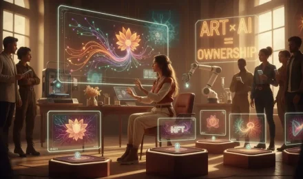 Создание и продажа NFT с помощью нейросети