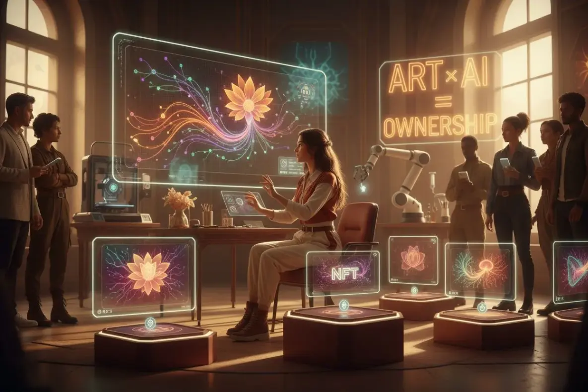 Создание и продажа NFT с помощью нейросети