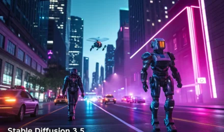 Stable Diffusion 3.5: что изменилось в генерации изображений Stable Diffusion 3.5: что изменилось в генерации изображений